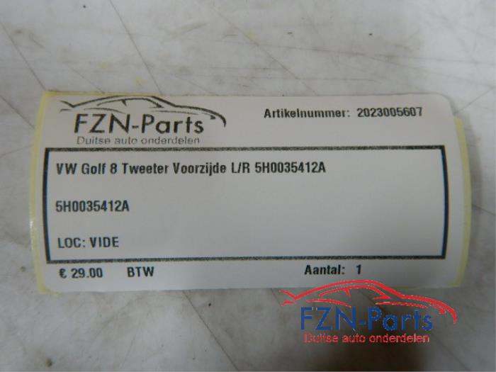 VW Golf 8 Tweeter Voorzijde L/R