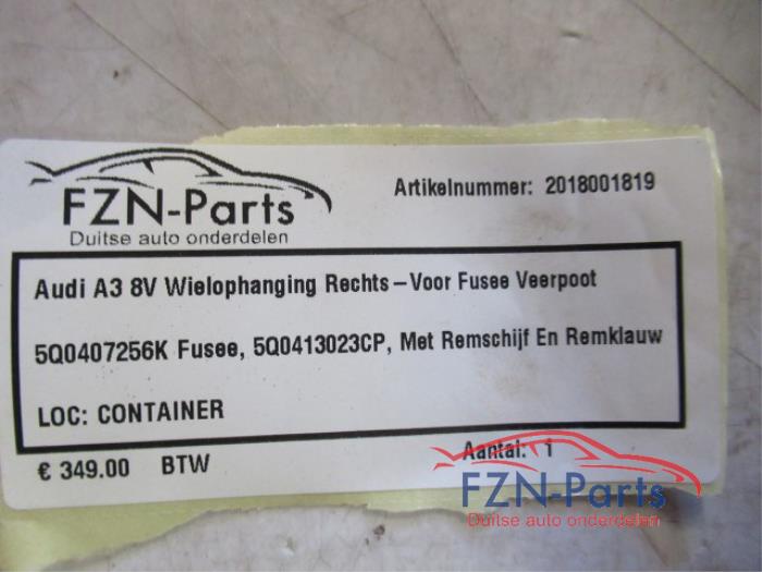 Wielophanging rechts-voor Audi A3 (22729725)