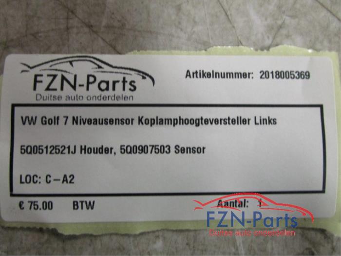 VW Golf 7 Niveausensor Koplamphoogteversteller Links
