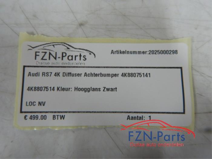 Diffuser achterbumper Audi A7 (22727021)