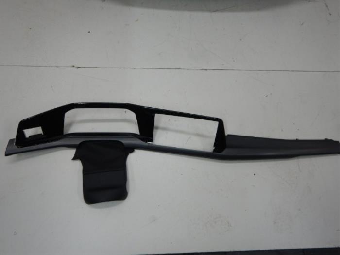 VW Golf 8 Dashboard Inleg Hoogglans Zwart/Grijs