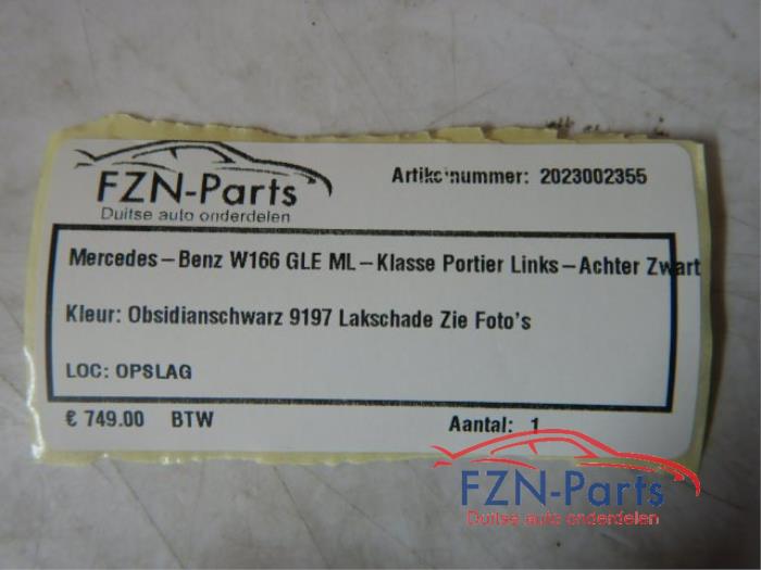 Portier 4Deurs links-achter Mercedes ML-Klasse (22723561)