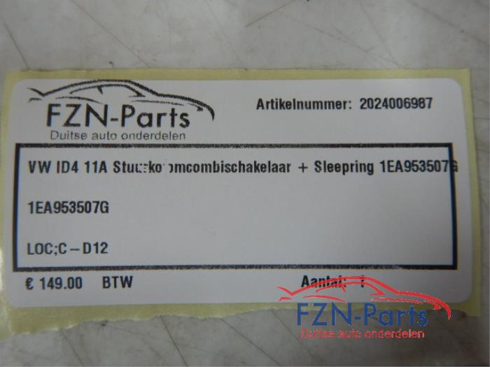 VW ID4 11A Stuurkolomcombischakelaar+ Sleepring