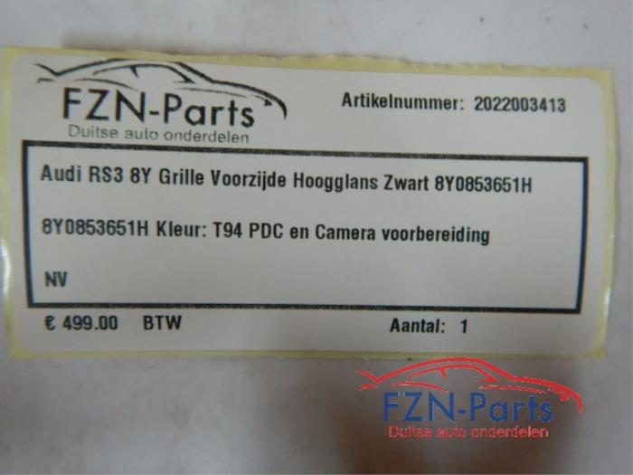 Grille Audi A3 (22726679)