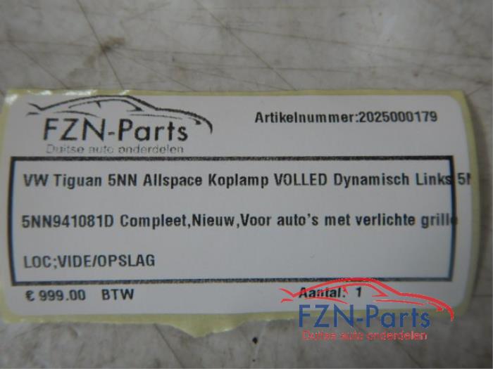 Koplamp links Volkswagen Tiguan (22742455)