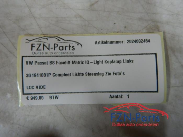 VW Passat B8 Facelift Matrix IQ-Light Koplamp Links
