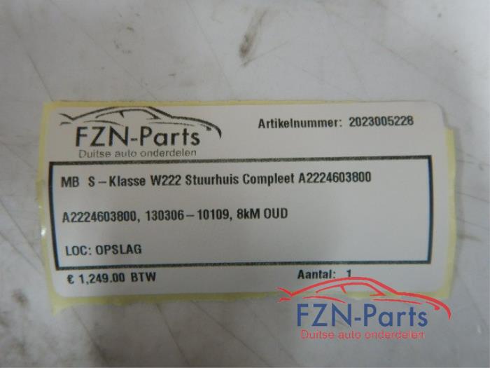 Mercedes Benz S-Klasse W222 Stuurhuis Compleet
