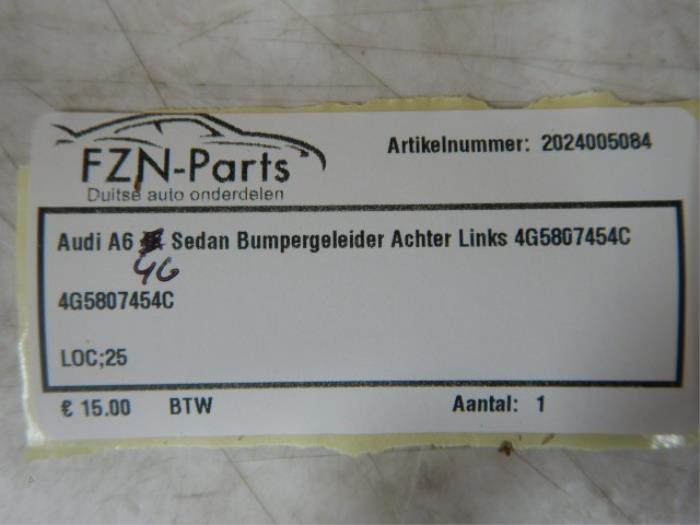 Audi A6 4G5 Sedan Bumpergeleider Links-achter