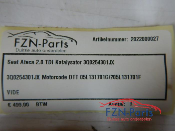 Seat Ateca 2.0 TDI Katalysator