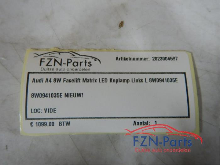 Audi A4 8W Facelift Matrix LED Koplamp Links L