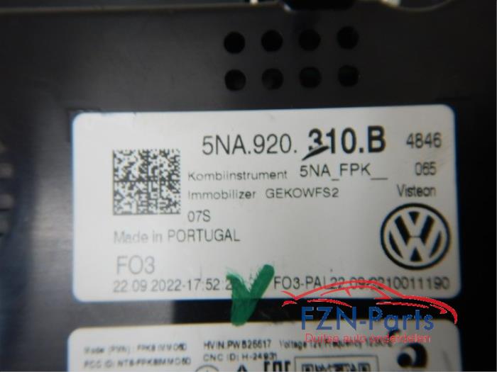 VW Tiguan 5NA Facelift 2023 3D-Teller Virtual Cockpit Teller