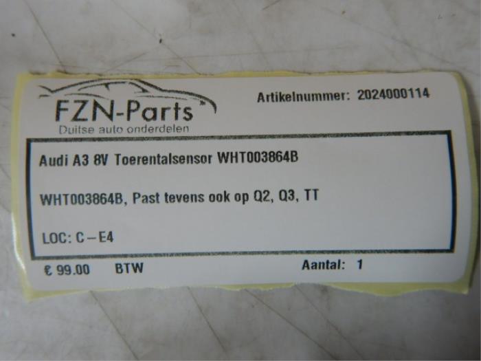 Toerenteller Audi A3 (22744306)