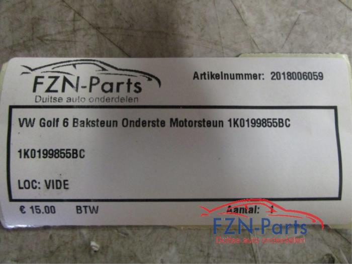 VW Golf 6 Baksteun Onderste Motorsteun