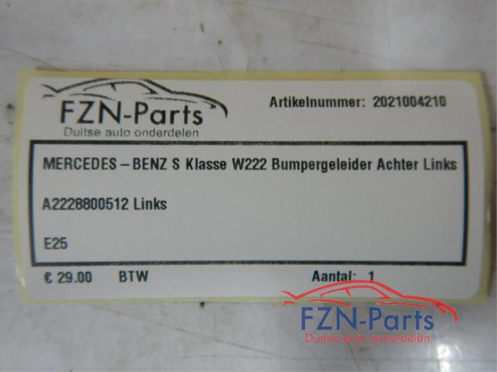 Mercedes-Benz S-Klasse W222 Bumpergeleider Links-achter