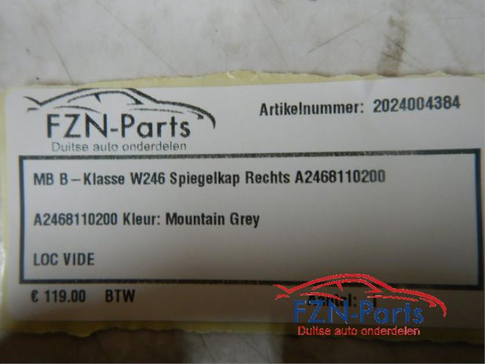 Spiegelkap rechts Mercedes B-Klasse (22726101)