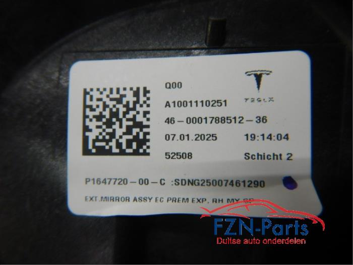 Buitenspiegel rechts Tesla Model Y (22724907)