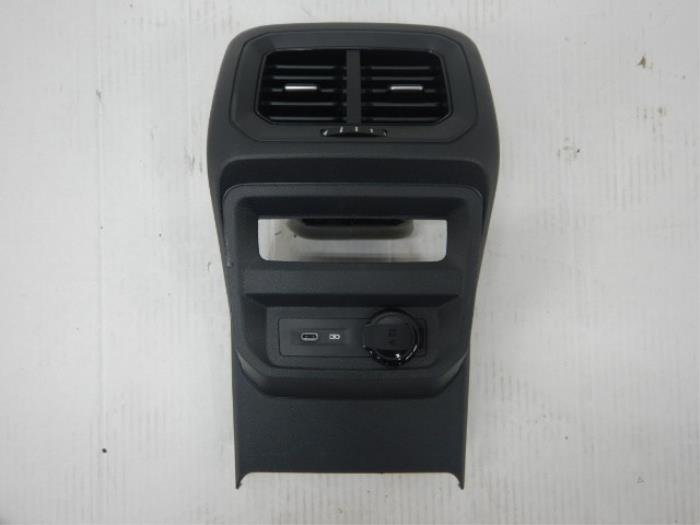 VW Tiguan 5NA Middenconsole Armsteun achterkant