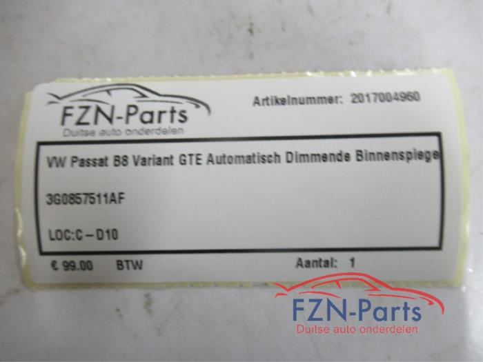 VW Passat B8 Variant Automatisch Dimmende Binnenspiegel