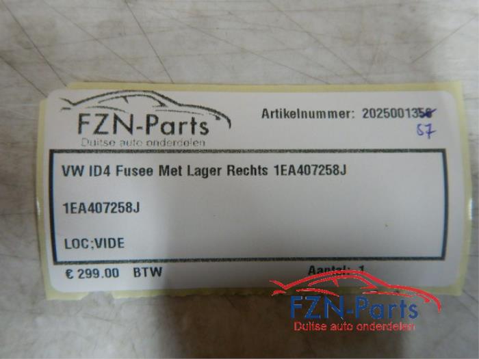 VW ID4 Fusee met Lager Rechts