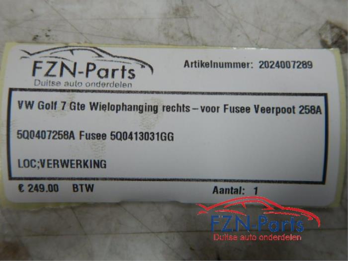 Wielophanging rechts-voor Volkswagen Golf (22729715)