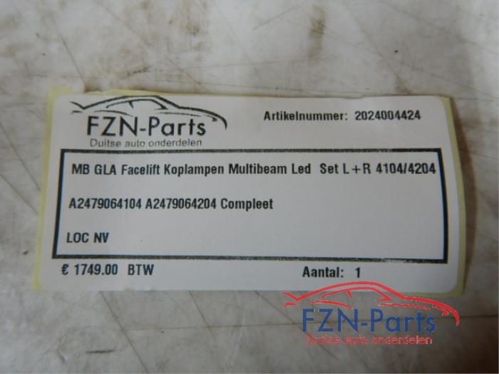 Koplampset links+rechts Mercedes GLA (22722961)