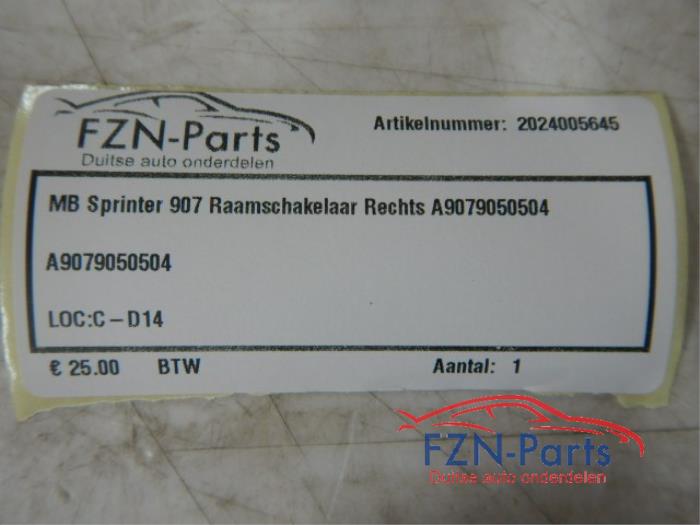 Elektrisch Raam Schakelaar Mercedes Sprinter (22729115)