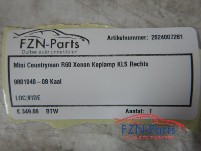 Mini Countryman R60 Koplamp Rechts Xenon KLS