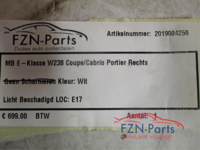 Portier 2Deurs rechts Mercedes E-Klasse (22742052)