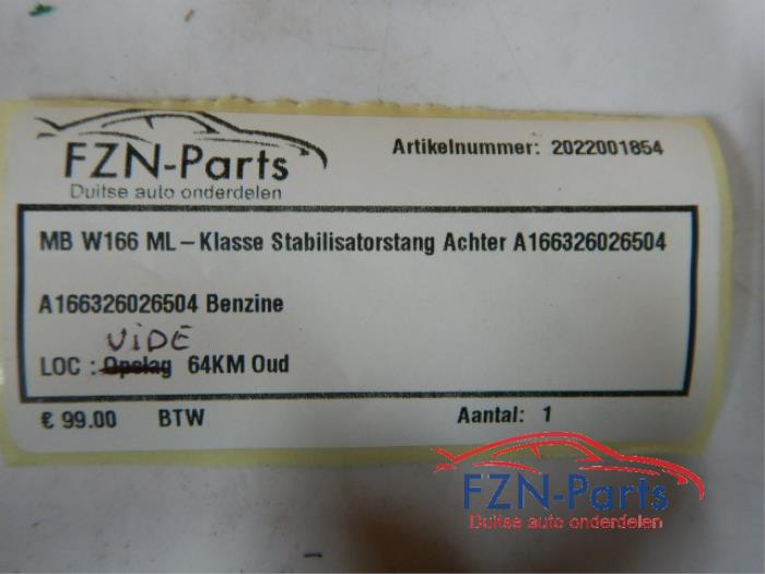 Stabilisatorstang achter Mercedes GLE (22745031)