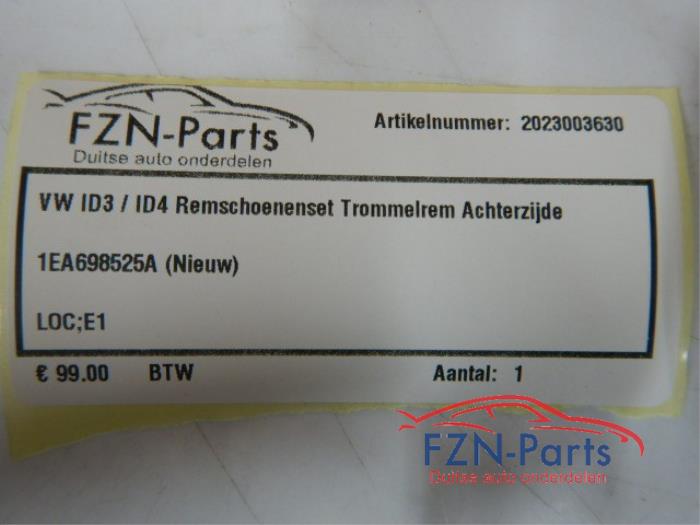 Remschoenset Volkswagen ID.4 (22738401)
