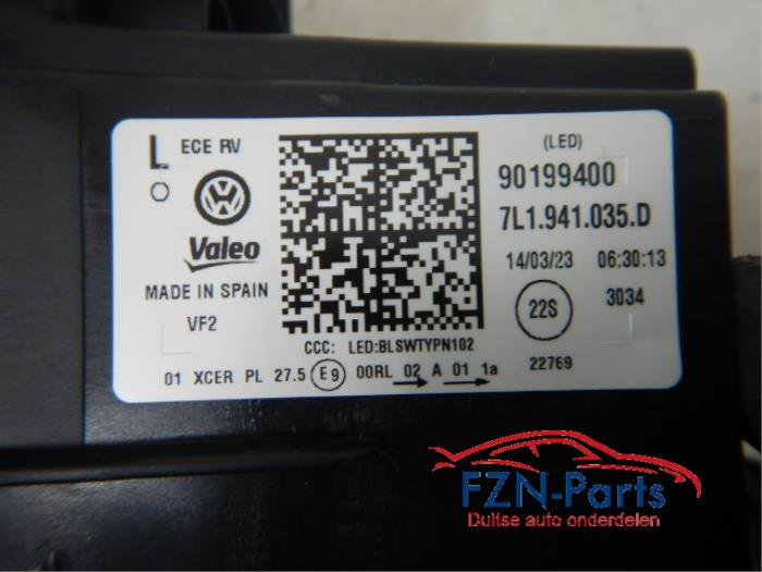 Koplamp links Volkswagen Transporter (22721490)