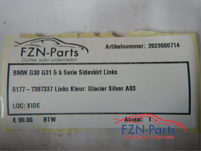 Zijskirt links BMW 5-Serie (22727602)