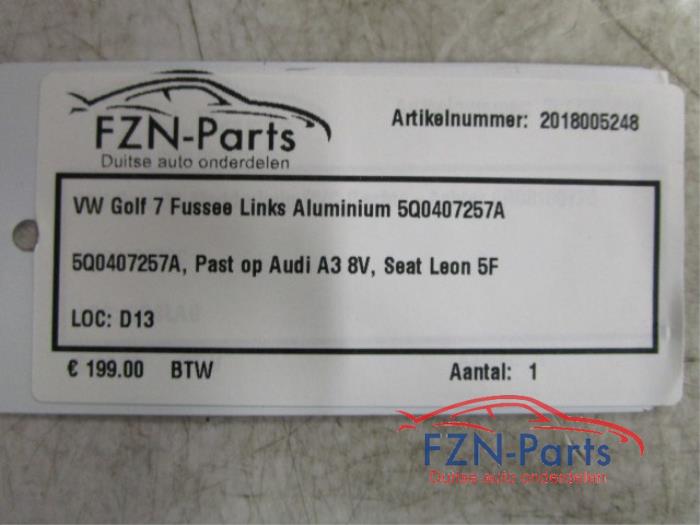 VW Golf 7 Fusee Links ALuminium