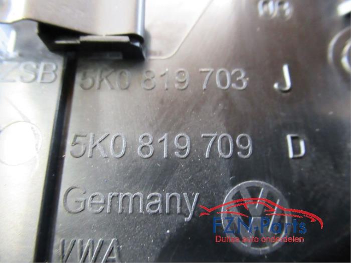VW Golf 6 Luchtrooster Dashboard Links L