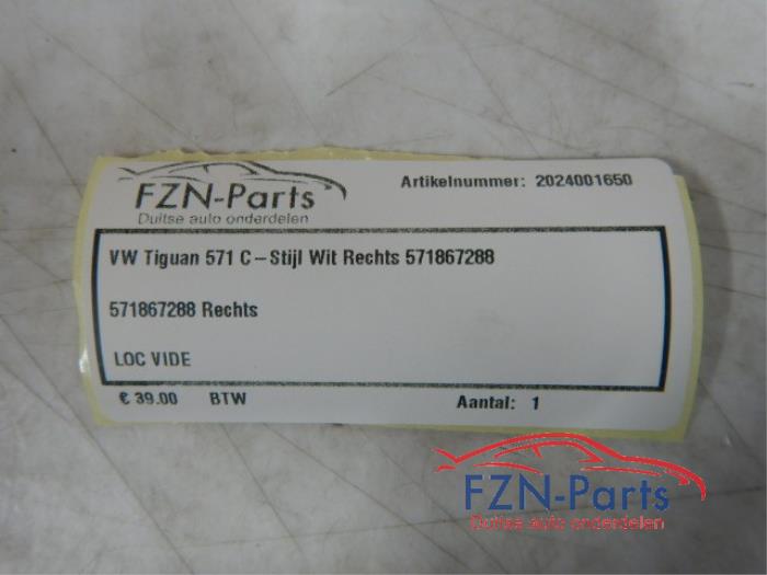 VW Tiguan 571 C - Stijl bekleding Rechts