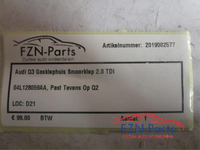 Gasklephuis Audi Q3 (22739063)