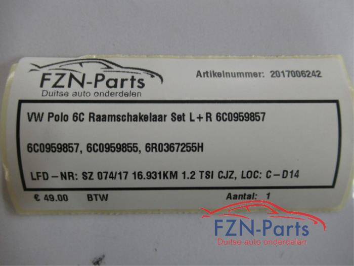 VW Polo 6C Raamschakelaar Set L+R