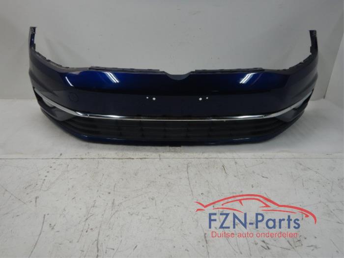 VW Golf 7 Facelift Voorbumper Mistlampen LC5B Atlantic Blue