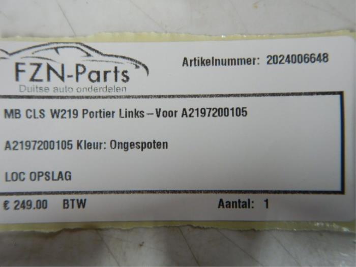 Mercedes-Benz CLS W219 Portier Links-voor A