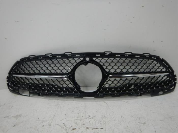 Mercedes-Benz C-Klasse W206 Diamond Grille PDC Hoogglans Zwart Chrome
