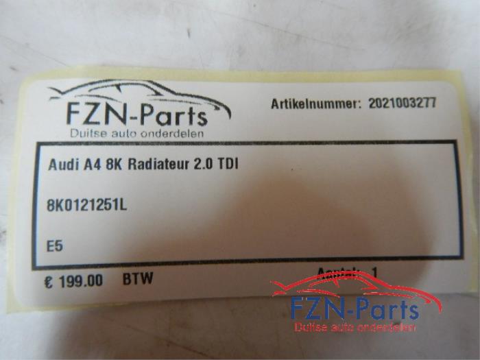 Audi A4 8K Radiateur 2.0 TDI