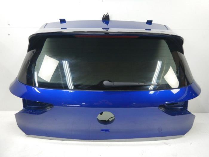 VW Golf 8 R achterklep met Spoiler LD5K Lapiz Blue