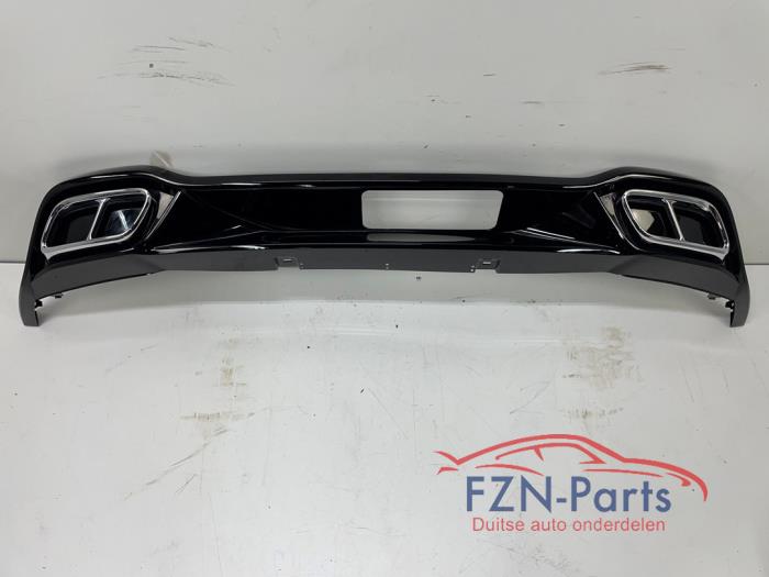 VW Golf 8 R-Line Diffuser Onderlip Hoogglans Zwart