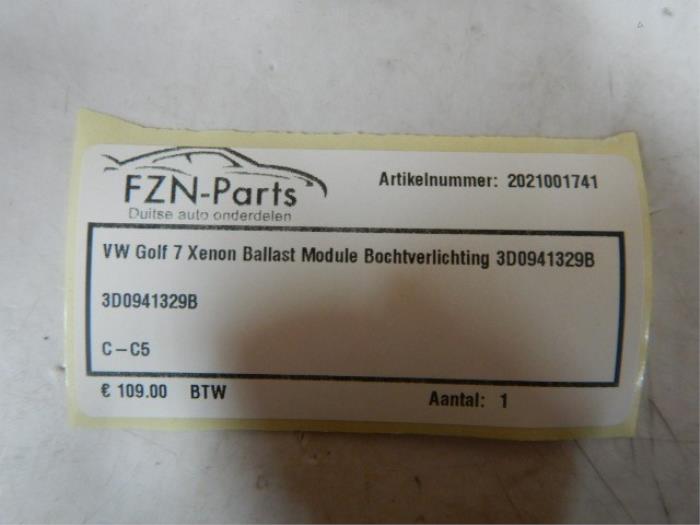 Module bochtverlichting Volkswagen Golf (22727955)