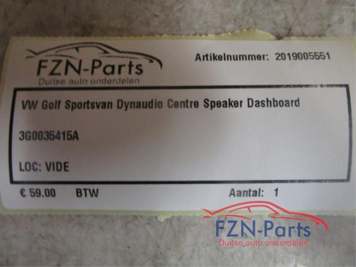 Luidspreker Volkswagen Golf Sportsvan (22743773)