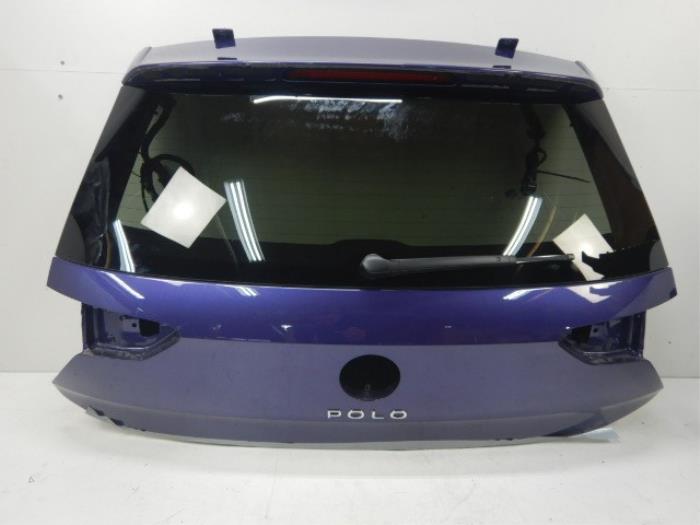 VW Polo 2G Facelift Achterklep LA4B Kleur: LA4B Vibrant VioletSpoiler gedemonteerd zie fotosLichte lakschadeAchterklep, Polo 2G FL