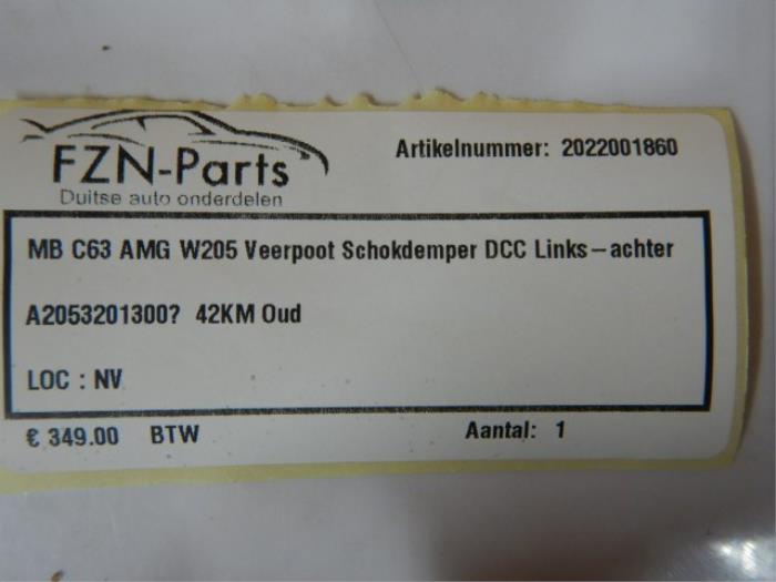 Mercedes-Benz C63 AMG W205 Veerpoot Schokdemper DCC Links-Achter