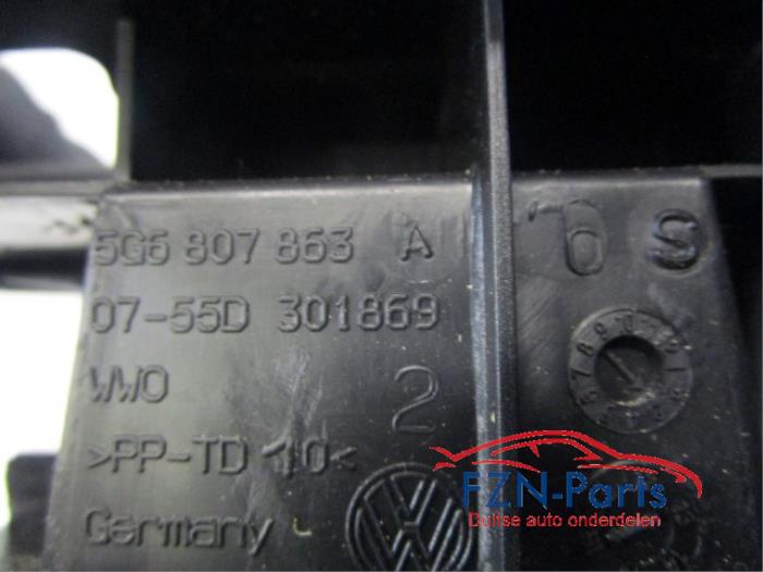 VW Golf 7 Bumpergeleider Achterbumper Midden