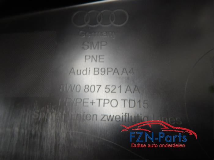 Audi A4 8W Facelift Onderlip Diffuser Achterbumper