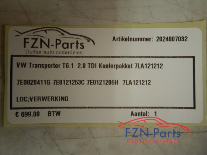 VW Transporter T6.1 2.0 TDI Koelerpakket